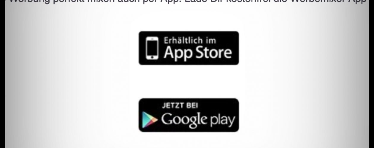 Jetzt zum Start in den Tag die WerbemiXer APP Downloaden 